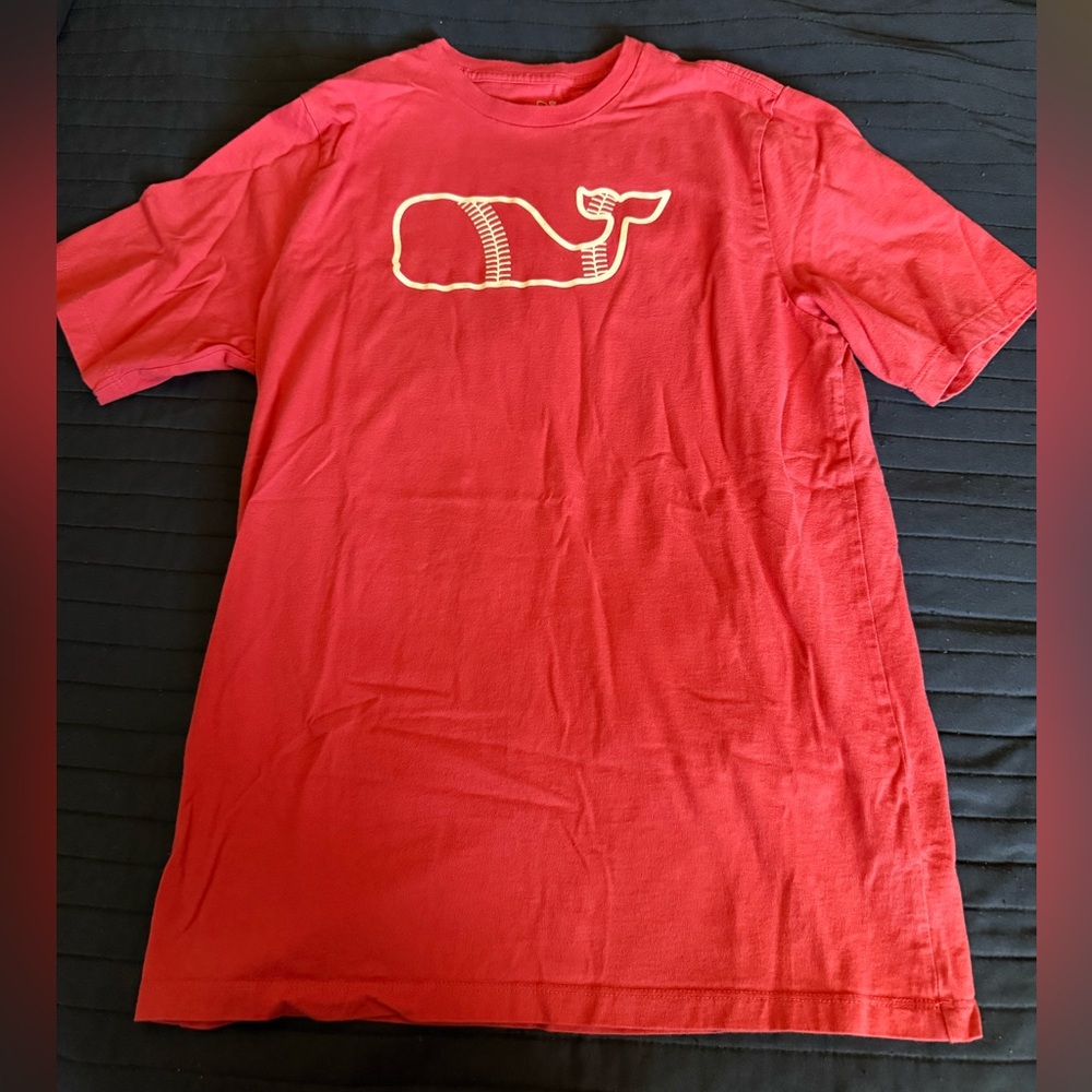 Vineyard Vines Red Cotton Tee